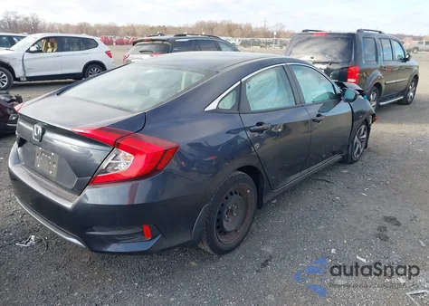 2020 Honda Civic Lx из США, поврежденный, VIN 19XFC2F64LE211335